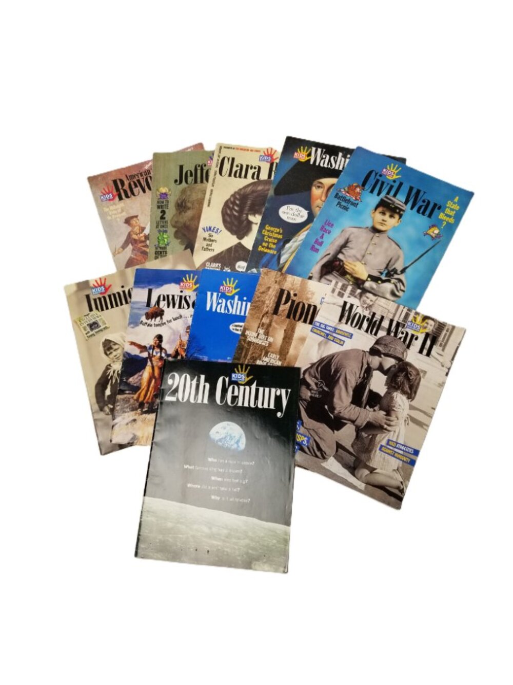 Kids Discover Magazine Lot American History Civil War WWII Revolution Homeschool